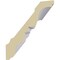 Ekena Millwork 4"H x 3 1/4"P x 5 1/8"F x 94 1/2"L, (1 7/8" Repeat), Leslie Crown Moulding MLD04X03X05LS - alternate 3